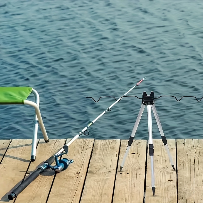 Fishing Rod Telescopic - 1 pz supporto telescopico in lega