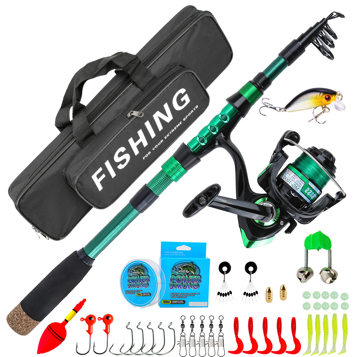 Fishing Rod Building Kit - Canna da Pesca Telescopica in Fibra