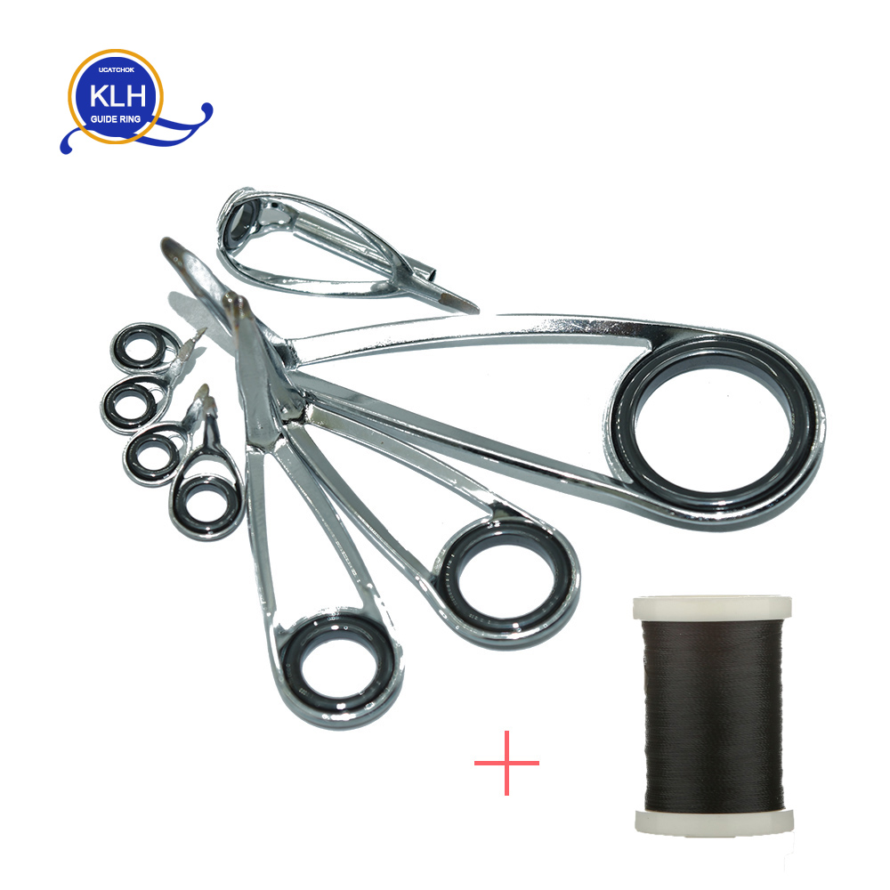 8 pz/kit KLH Staffa Anello Gui - Fishing Rod Building Kit recensione e prezzo